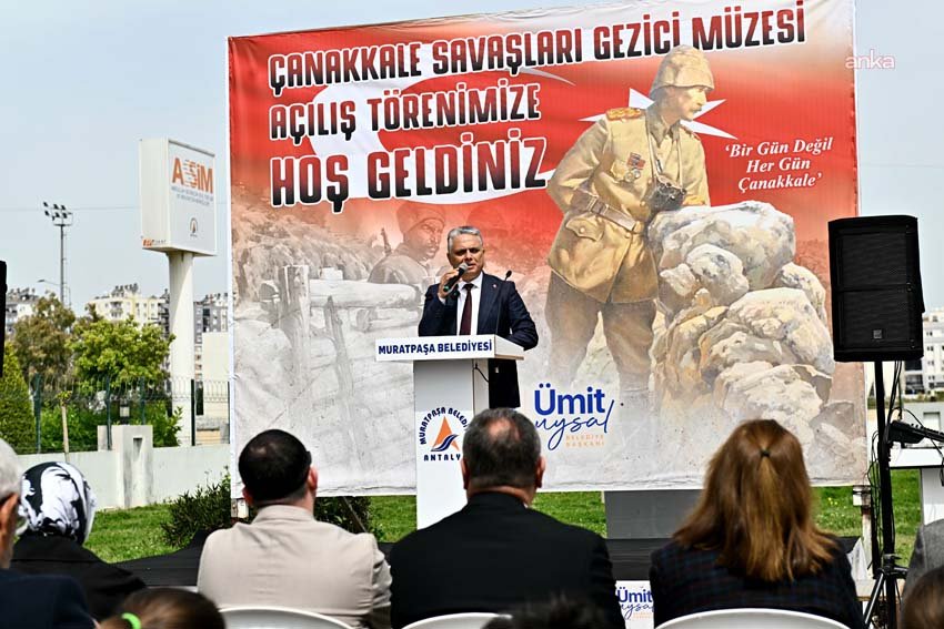 Çanakkale Savaşları Gezici Müzesi, Muratpaşa’da ziyarete açıldı Muratpaşa Belediyesi’nin Abdullah Sevimçok Sivil Toplum ve İnovasyon Merkezi’nin (ASSİM)