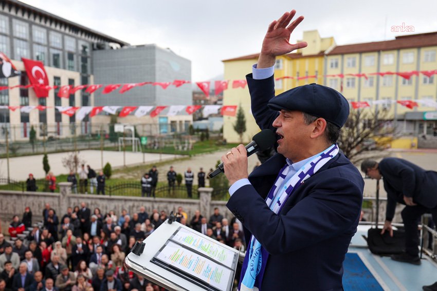 CHP Genel Başkanı Özgür Özel, "Buradan sokağa çıkamayan, hal hatır