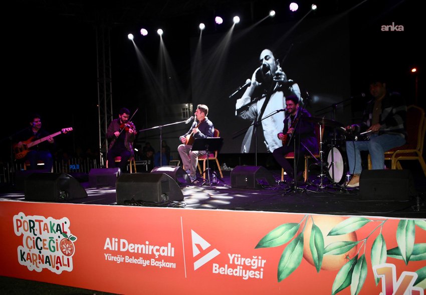 Yüreğir Belediyesi'nin 14. Uluslararası Portakal Çiçeği Karnavalı kapsamında Doğankent’te düzenlediği Mikail