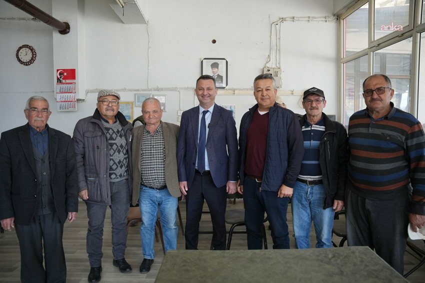 Akhisar Belediye Başkanı Ekrem Kayserili, kırsal mahalle ziyaretleri kapsamında Beyoba'da