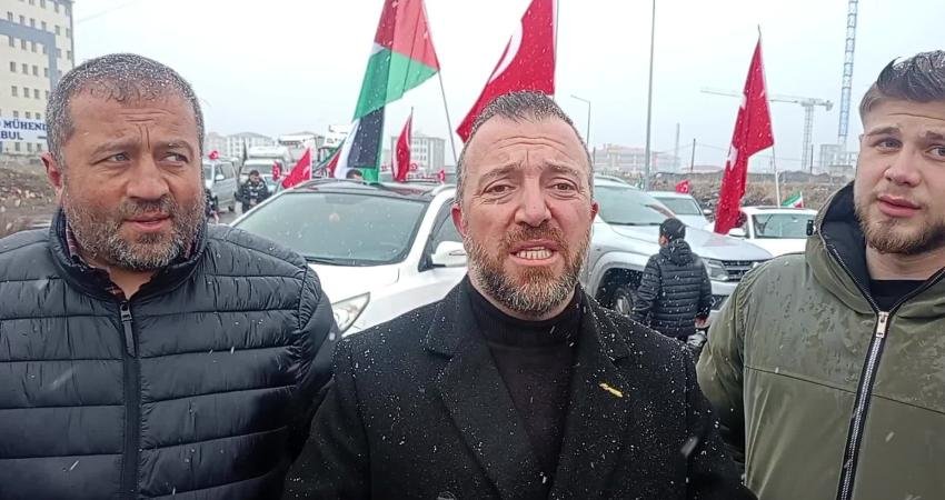 ABD ve İsrail Kars’ta araç konvoyuyla protesto edildi ABD ve İsrail’in İran'a saldırıları Kars’ta araç konvoyuyla protesto edildi.