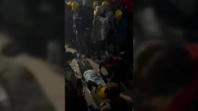 Doruk Madencilik işçilerinin Ankara'da başlattıkları açlık grevinin 5. gününde, bir madenci