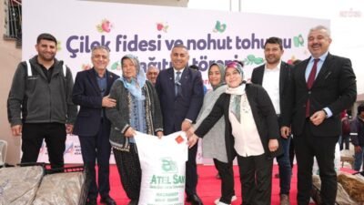 Adana Büyükşehir Belediyesi, üreticiyi desteklemeye yönelik kırsal kalkınma çalışmaları kapsamında