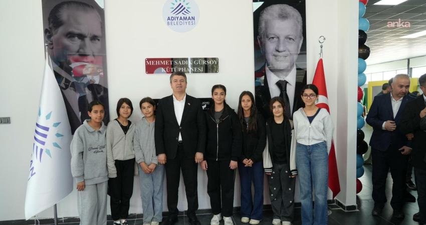 Adıyaman Belediyesi, kente kazandırılan Mehmet Sadık Gürsoy Kütüphanesi ve Bilim