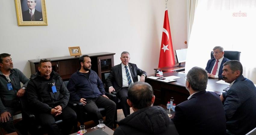 Gelecek Partisi Genel Başkanı Ahmet Davutoğlu ve parti heyeti, TBMM’de