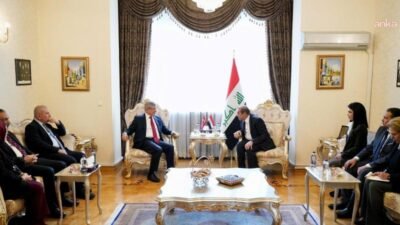  Gelecek Partisi Genel Başkanı Ahmet Davutoğlu, Irak'ın Ankara Büyükelçilisi Majid