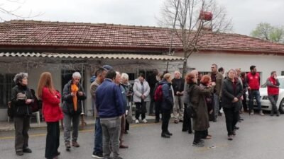 Muğla’da Akbelen Ormanı çevresindeki acele kamulaştırma kararına karşı yapılan protesto