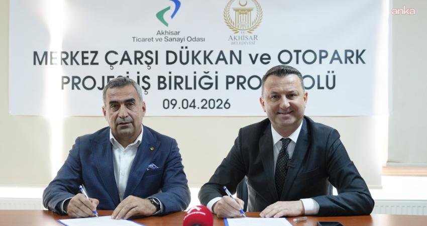 Akhisar Merkez Çarşı’da yapımı planlanan dükkan ve otopark projesi için protokol imzalandı Akhisar Belediyesi ile Akhisar Ticaret ve Sanayi Odası iş birliğiyle