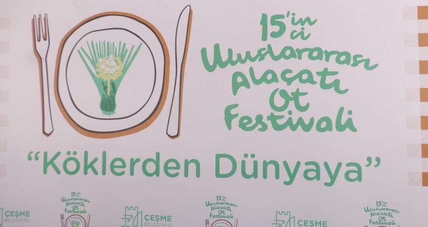 İzmir’in Çeşme ilçesinde düzenlenen 15’inci Alaçatı Ot Festivali’nde, 13 ülkeden