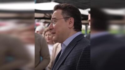 DEVA Partisi Genel Başkanı Ali Babacan'ın Ankara'daki İlker Semt Pazarı