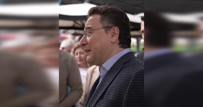 DEVA Partisi Genel Başkanı Ali Babacan'ın Ankara'daki İlker Semt Pazarı