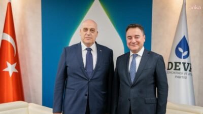 DEVA Partisi Genel Başkanı Ali Babacan, Parti Genel Merkezi’nde Filistin'in
