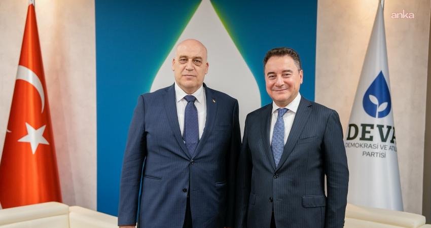 DEVA Partisi Genel Başkanı Ali Babacan, Parti Genel Merkezi’nde Filistin'in