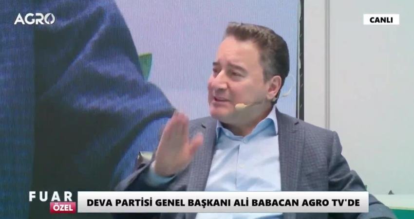 DEVA Partisi Genel Başkanı Ali Babacan, Konya Tarım Fuarı'nı ziyareti