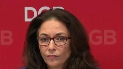 Almanya İşçi Sendikaları Konfederasyonu (DGB) Başkanı Yasmin Fahimi, Almanya’daki sosyal