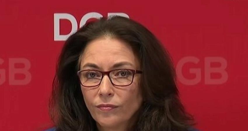 Almanya İşçi Sendikaları Konfederasyonu (DGB) Başkanı Yasmin Fahimi, Almanya’daki sosyal