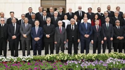 Anayasa Mahkemesi (AYM) Başkanı Kadir Özkaya ve beraberindeki heyet, anayasa