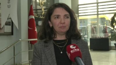 Adalet Peşinde Aileleri Platformu avukatlarından Duygu İnegöllü, 6 Şubat 2023'te