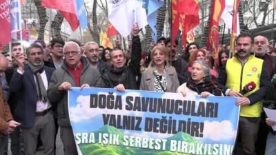 Ankara Emek ve Demokrasi Güçleri, İkizköylü Esra Işık’ın tutuklanmasını protesto etmek amacıyla