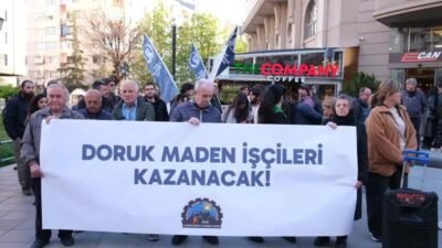 Haklarını alabilmek için Ankara’da açlık grevi yapan maden işçileri için