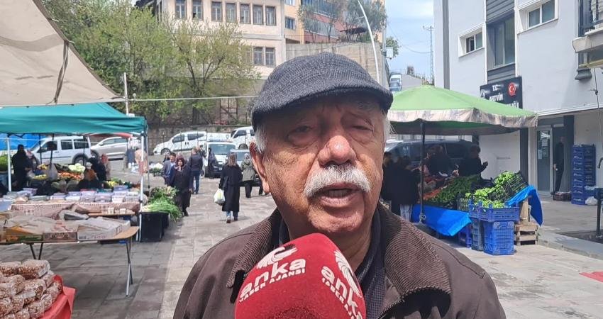 Artvin’de pazar esnafı ile emeklilerin Kurban Bayramı öncesi yaşadığı ekonomik