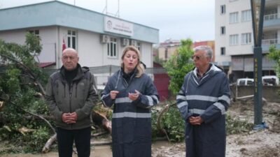 CHP Kadın Kolları Genel Başkanı Asu Kaya, Kadirli'de dün iki