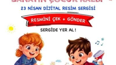 Ataşehir Belediyesi’nin "Sanat’ın Çocuk Kalbi" adıyla hazırladığı dijital resim sergisi,