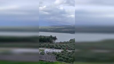 Aydın’ın Karacasu ilçesinde, yaklaşık 22 milyon metreküp suyun depolandığı Karacasu