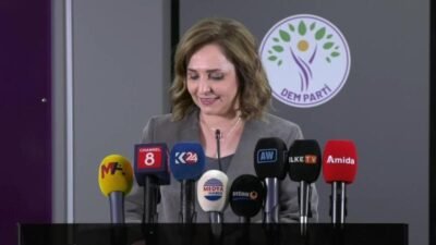 DEM Parti Sözcüsü Ayşegül Doğan, "sürecin ilerleyip ilerlemediği sorularının sıklıkla