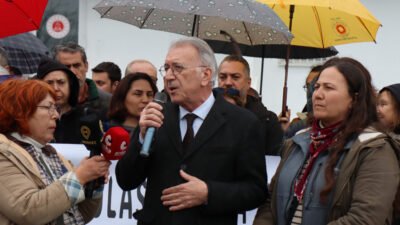 Muğla’da Akbelen Ormanı çevresindeki acele kamulaştırma kararına karşı yapılan protesto