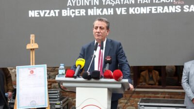 Efeler Belediyesi’ne ait Nevzat Biçer Nikah ve Konferans Salonu’nun Vakıflar