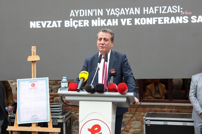 Efeler Belediyesi’ne ait Nevzat Biçer Nikah ve Konferans Salonu’nun Vakıflar
