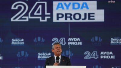 CHP Genel Başkanı Özgür Özel, Urla Belediyesi toplu açılış töreninde,