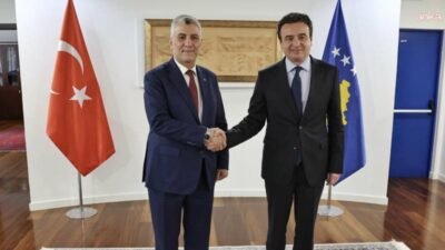 Ticaret Bakanı Ömer Bolat, Kosova Başbakanı Albin Kurti ile gerçekleştirdiği