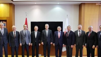 Ticaret Bakanı Ömer Bolat, Türkiye Müteahhitler Birliği (TMB) Yönetim Kurulu