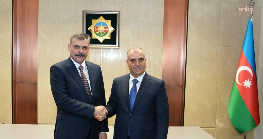 Bakan Çiftçi, Azerbaycan Devlet Tehlikesizlik Hizmeti Başkanı Nağiyev ile görüştü İçişleri Bakanı Mustafa Çiftçi, Azerbaycan Devlet Tehlikesizlik Hizmeti Başkanı Ali