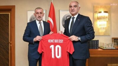 Kültür ve Turizm Bakanı Mehmet Nuri Ersoy, Türkiye Futbol Federasyonu