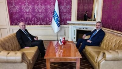 ışişleri Bakanı Hakan Fidan, Viyana'da AGİT Genel Sekreteri Feridun Sinirlioğlu ile