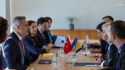 Dışişleri Bakanı Hakan Fidan, Bosna-Hersek Bakanlar Konseyi Başkanı Boryana Krişto