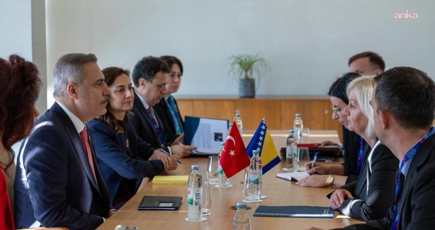 Dışişleri Bakanı Hakan Fidan, Bosna-Hersek Bakanlar Konseyi Başkanı Boryana Krişto
