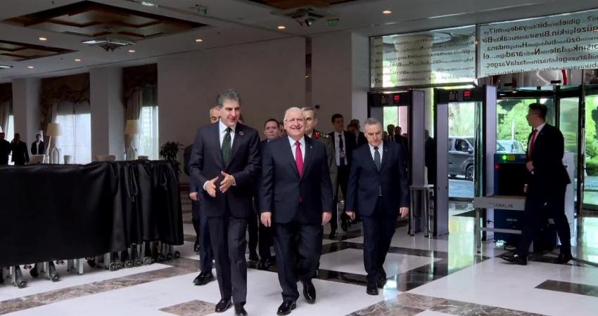 Milli Savunma Bakanı Yaşar Güler, Antalya'da IKBY Başkanı Neçirvan Barzani