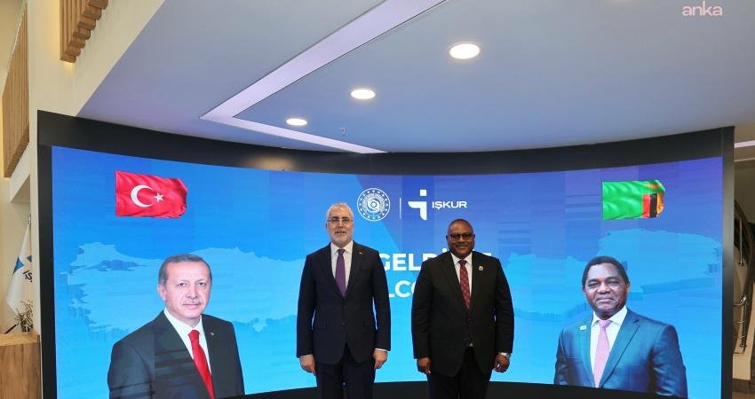 Çalışma ve Sosyal Güvenlik Bakanı Vedat Işıkhan, Zambiya Dışişleri ve