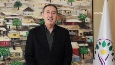 DEM Parti Eş Genel Başkanı Tuncer Bakırhan, Doruk Madencilik işçilerinin