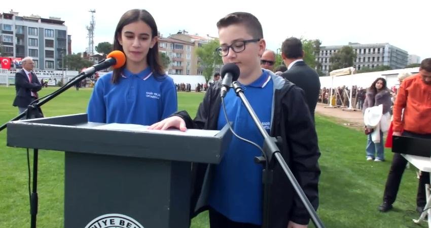 Balıkesir'in Burhaniye ilçesinde 23 Nisan Ulusal Egemenlik ve Çocuk Bayramı