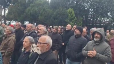 Bağımsız Maden-İş Sendikası Örgütlenme Uzmanı Başaran Aksu’nun tutuklanması Hopa’da protesto