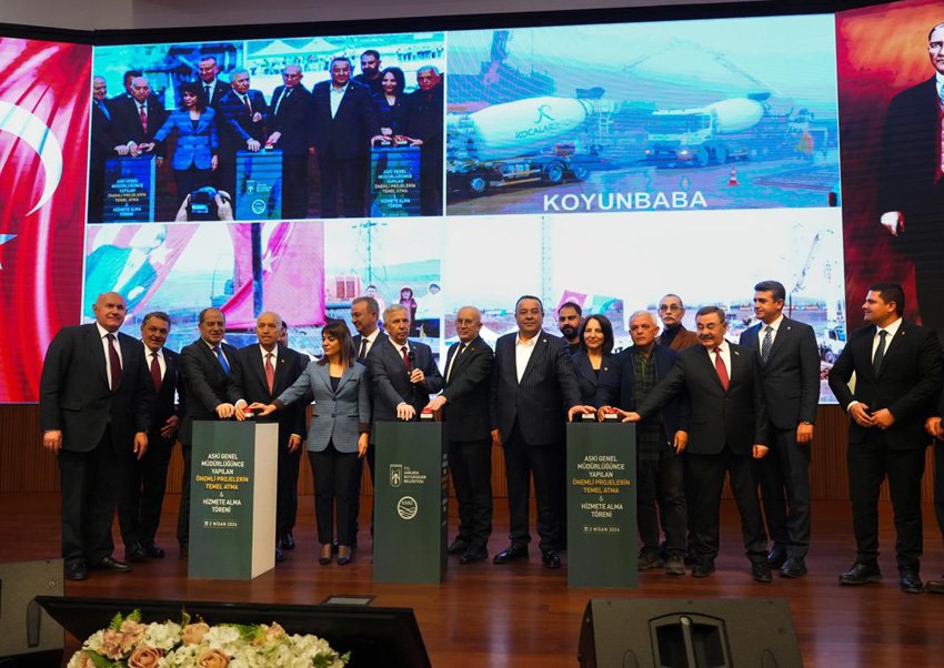 Ankara’da ASKİ ve Büyükşehir Belediyesi tarafından hayata geçirilen altyapı projeleri