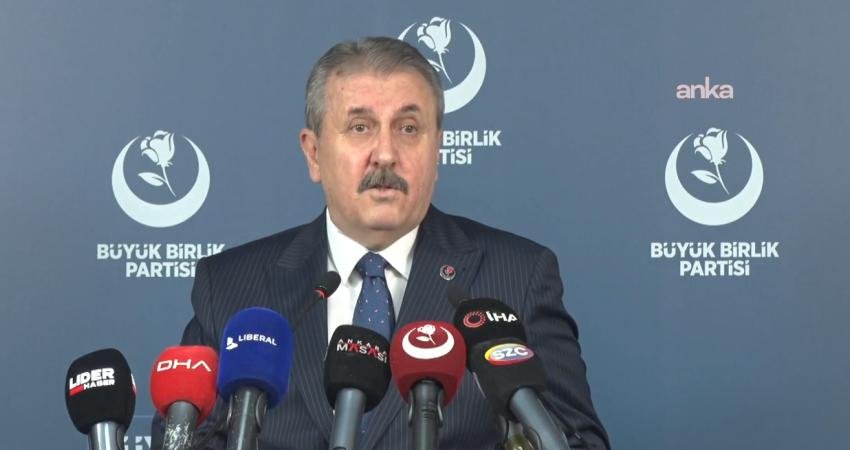 BBP Genel Başkanı Mustafa Destici, Şanlıurfa ve Kahramanmaraş’taki okul saldırılarının