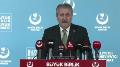 BBP Genel Başkanı Mustafa Destici, "Asgari hane geçim rakamı tespit