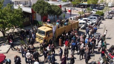 Bergama Belediyesi, Tiyelti Mahallesi’nde yürüttüğü çalışmayla doğada kendiliğinden yetişen 130