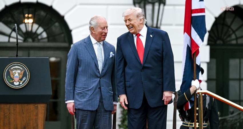 İngiltere Kralı 3’üncü Charles dün başlayan Washington ziyareti sırasında, ABD Başkanı Donald Trump’ın İngiltere